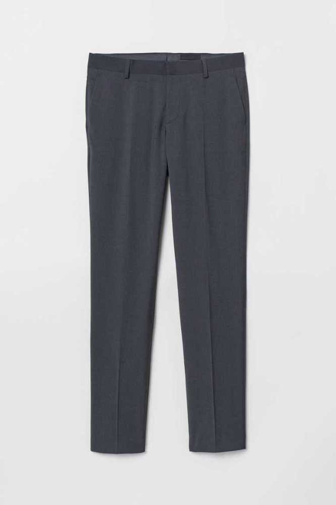 Blazers H&M Slim Fit Suit Pants Hombre Azules Oscuro | 516032RSX