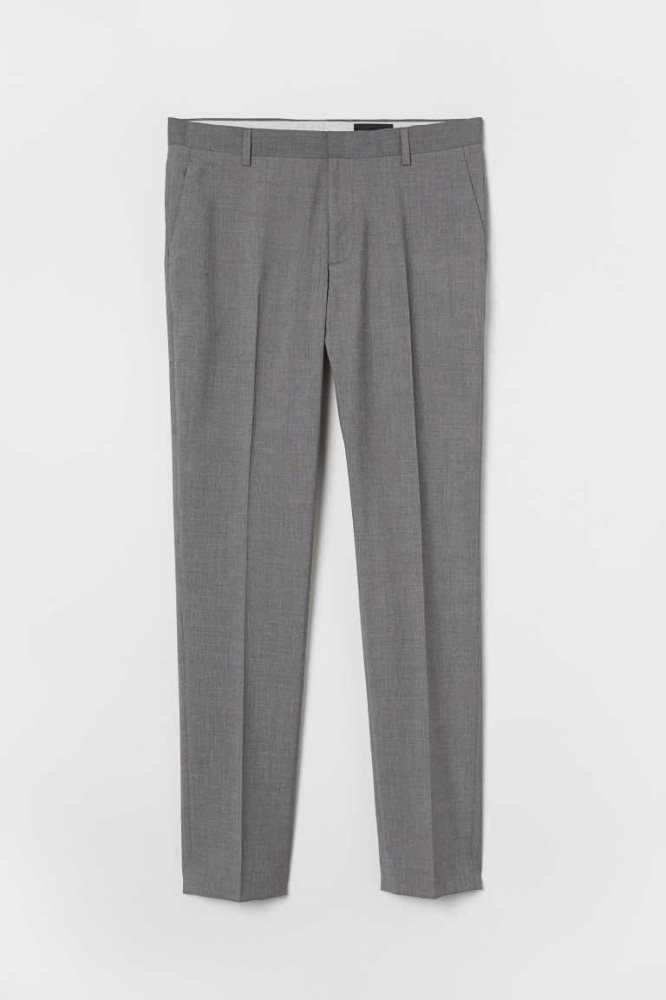 Blazers H&M Slim Fit Suit Pants Hombre Beige | 062941IYV