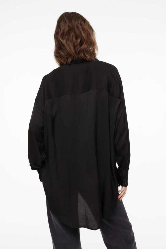 Blusas H&M Oversized Mujer Blancos | 201486WSR