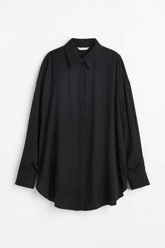 Blusas H&M Oversized Mujer Blancos | 201486WSR