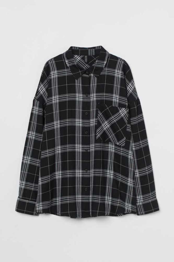 Blusas H&M Plaid Shirt Mujer Rojos | 108539QTA