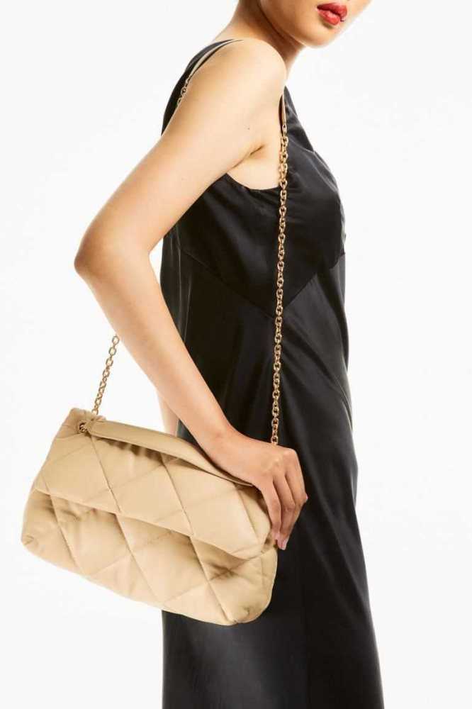 Bolsas H&M Acolchado Shoulder Mujer Negros | 825034QWV