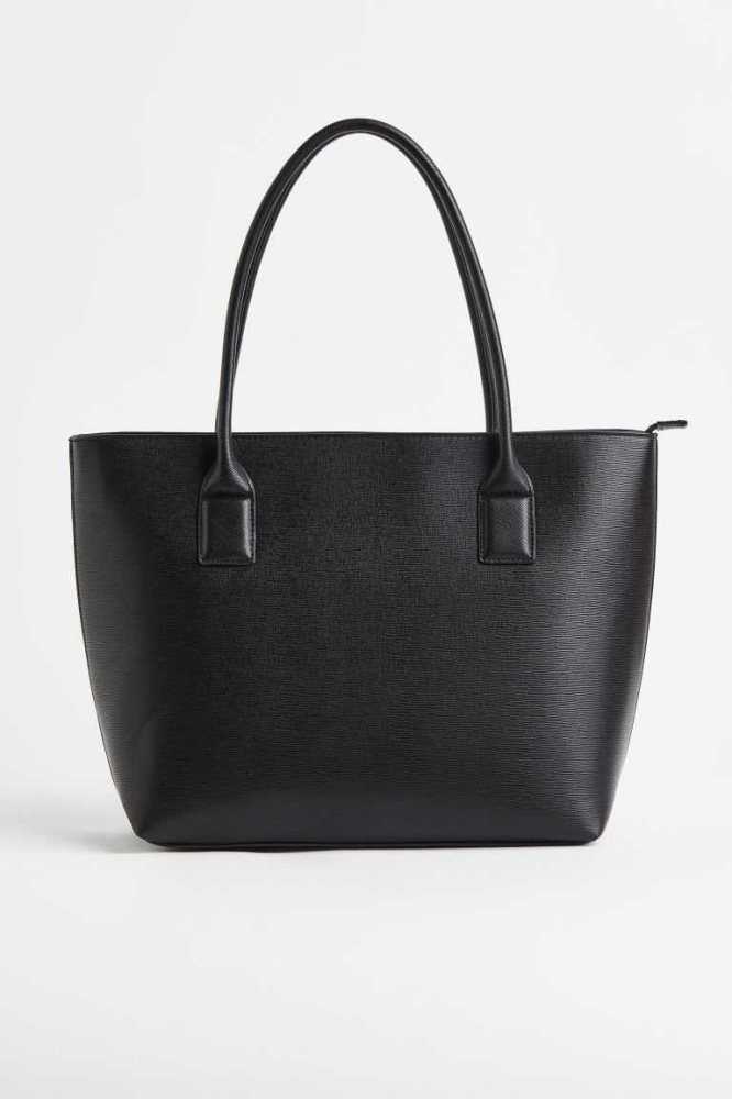 Bolsas H&M Shopper Mujer Negros | 203685NHW