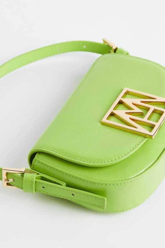 Bolsas H&M Shoulder Mujer Verdes Claro | 159703FZE