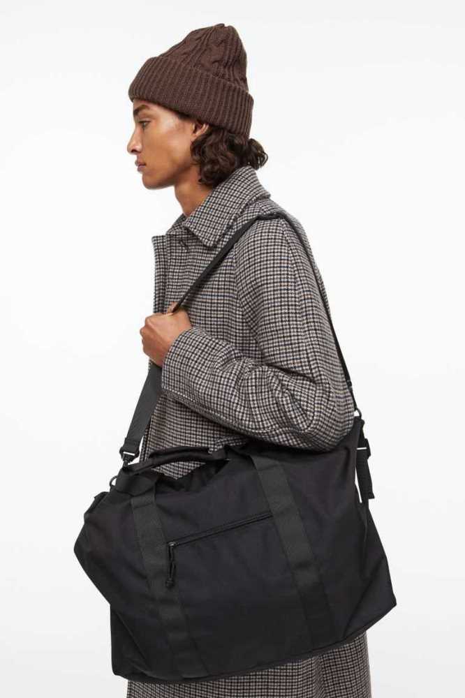 Bolsas H&M Weekend Hombre Negros | 029314CAH