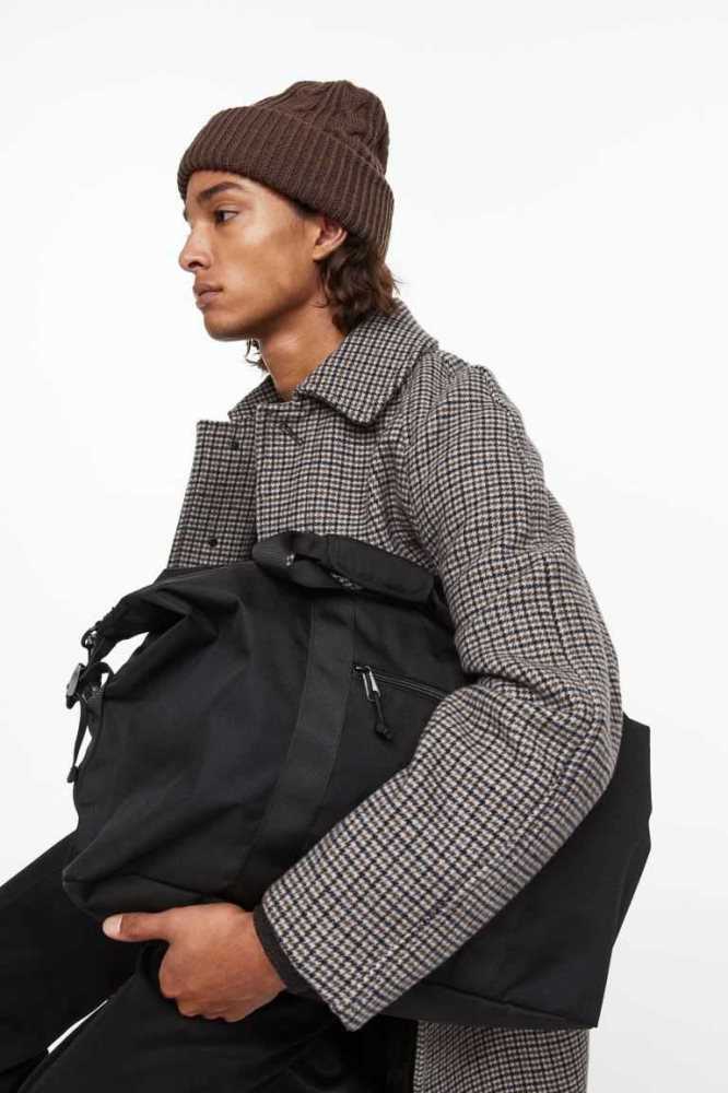 Bolsas H&M Weekend Hombre Negros | 029314CAH