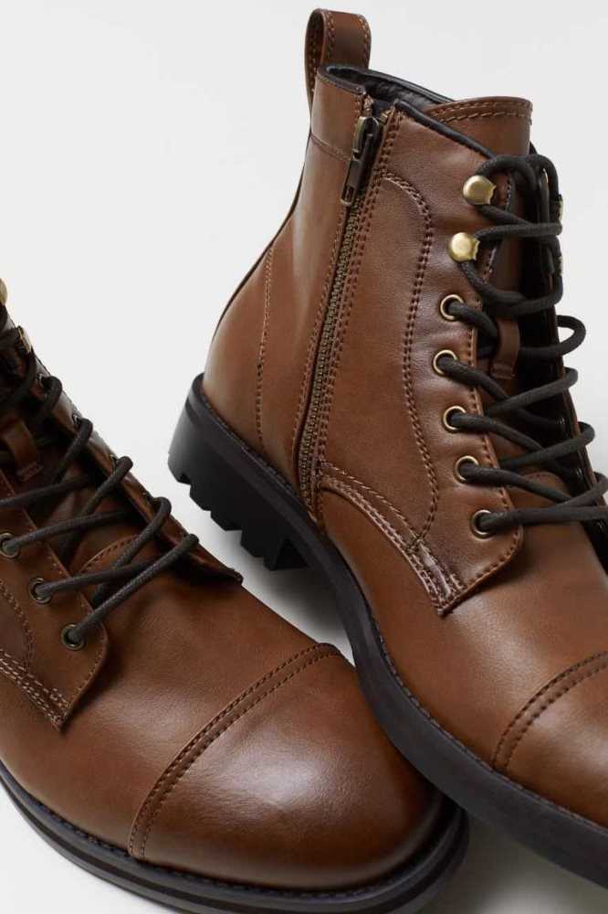 Botas H&M Boots Hombre Marrom | 652308GIQ