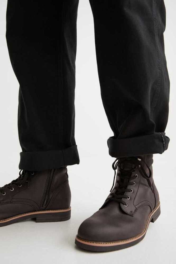 Botas H&M Boots Hombre Negros | 850146OIS