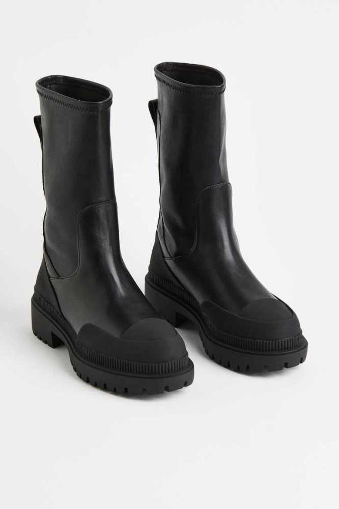 Botas H&M Fornido Mujer Verdes Oscuro | 706185QIN