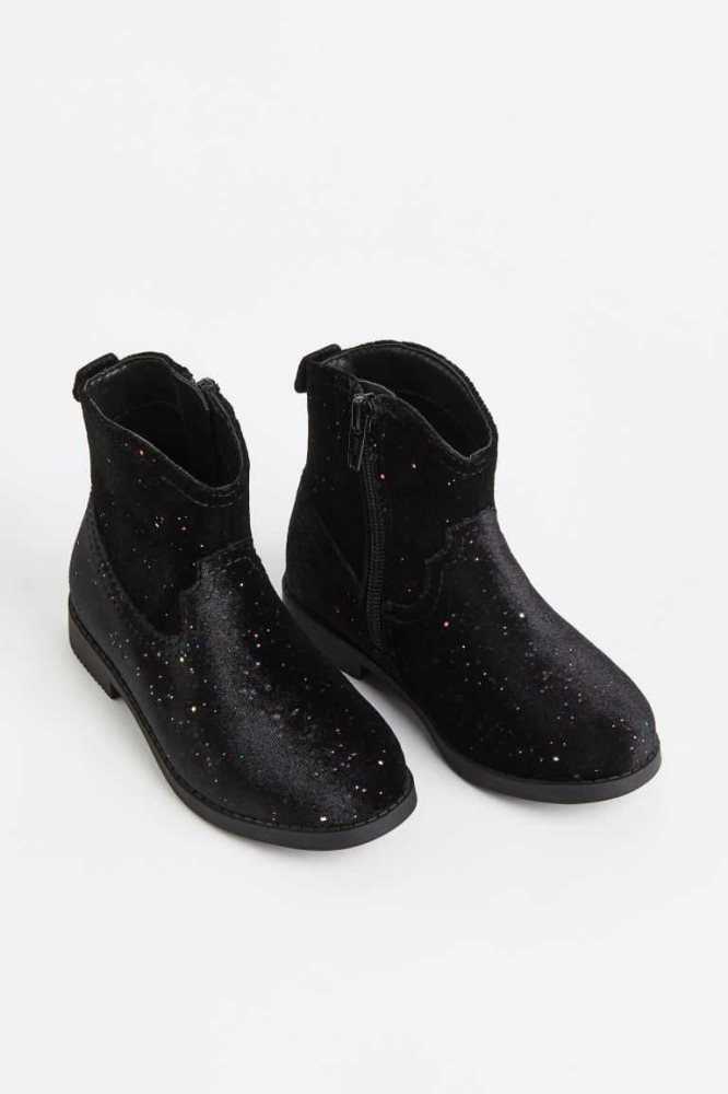 Botas H&M Glittery Niños Dorados | 649230ULP