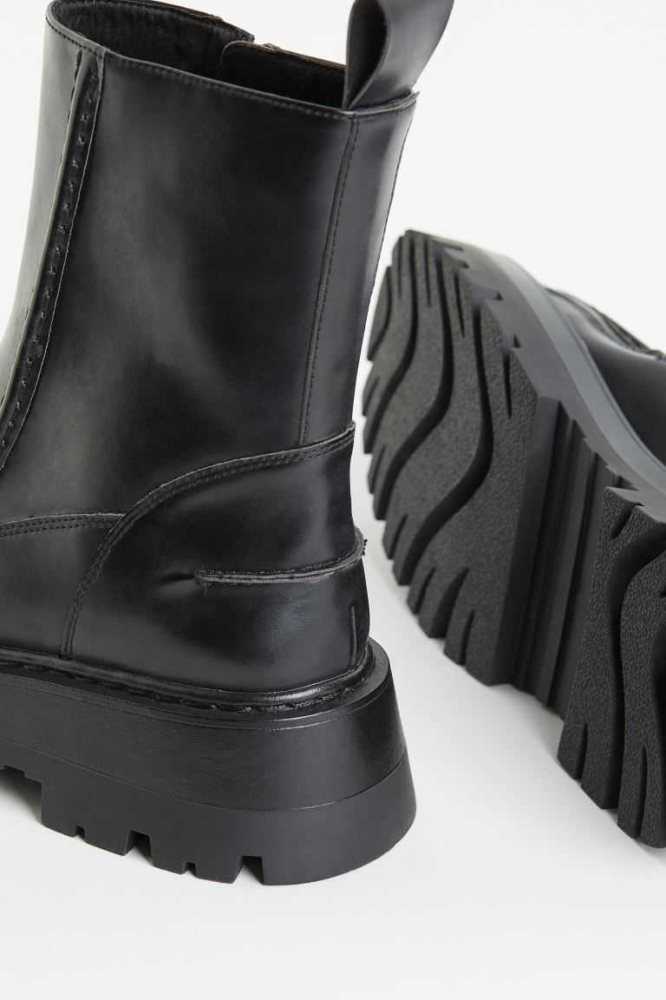 Botas H&M Horsebit Mujer Negros | 810546BID