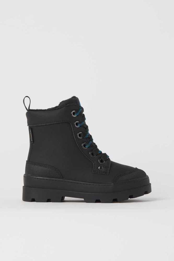 Botas H&M Impermeables Niños Negros | 342189XYN