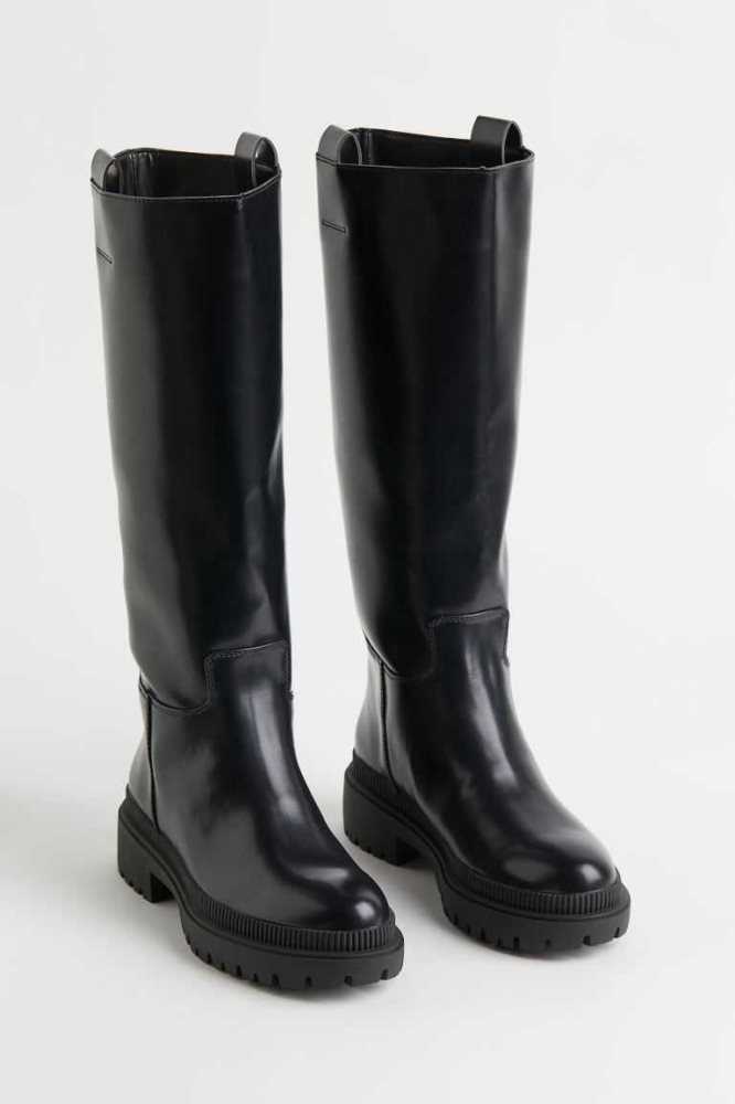 Botas H&M Knee-high Mujer Grises Marrom | 854203OVY