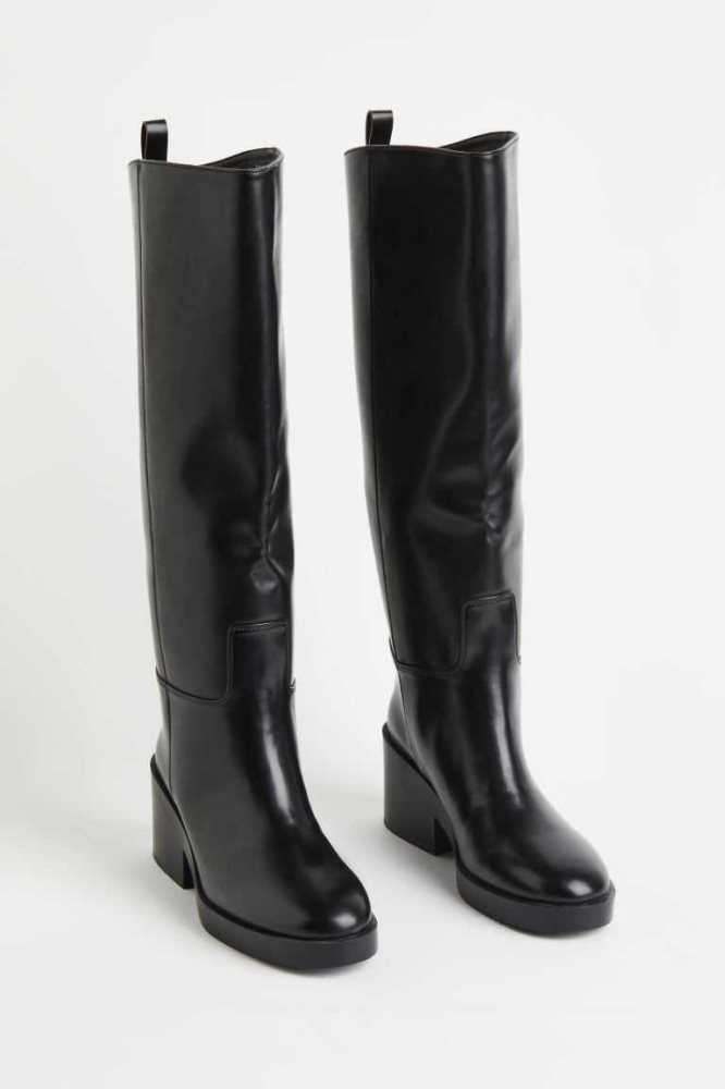 Botas H&M Knee-high Mujer Marrom | 049673NQY