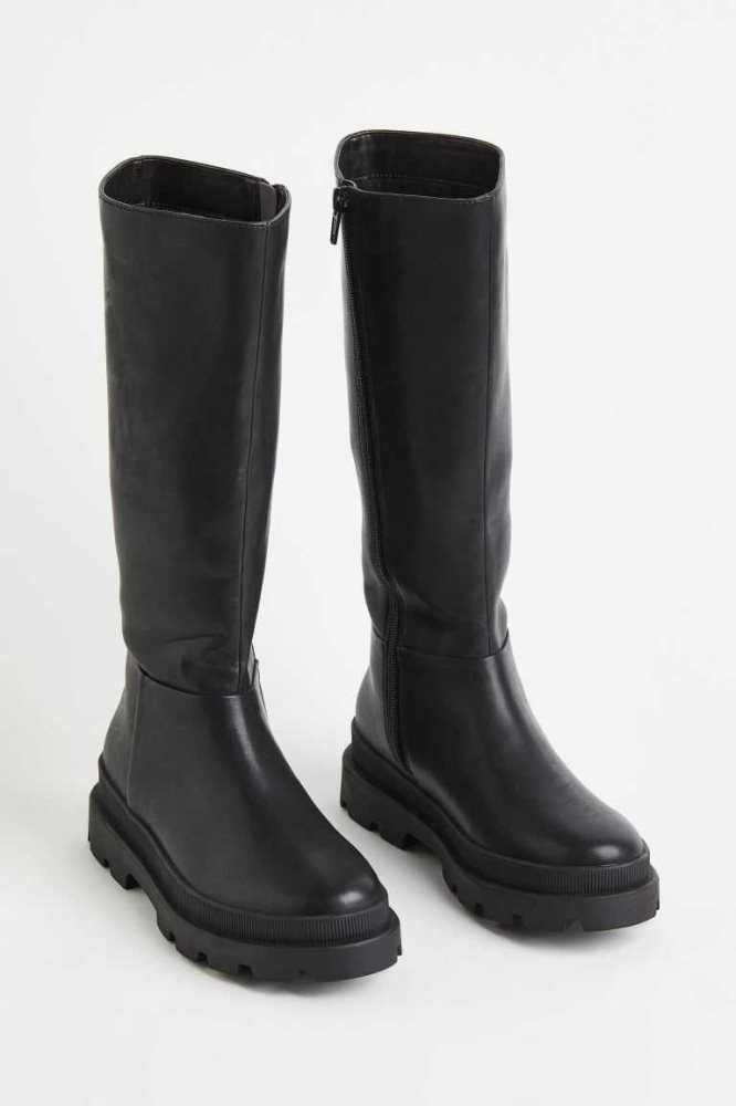 Botas H&M Knee-high Niños Negros | 047621RPZ