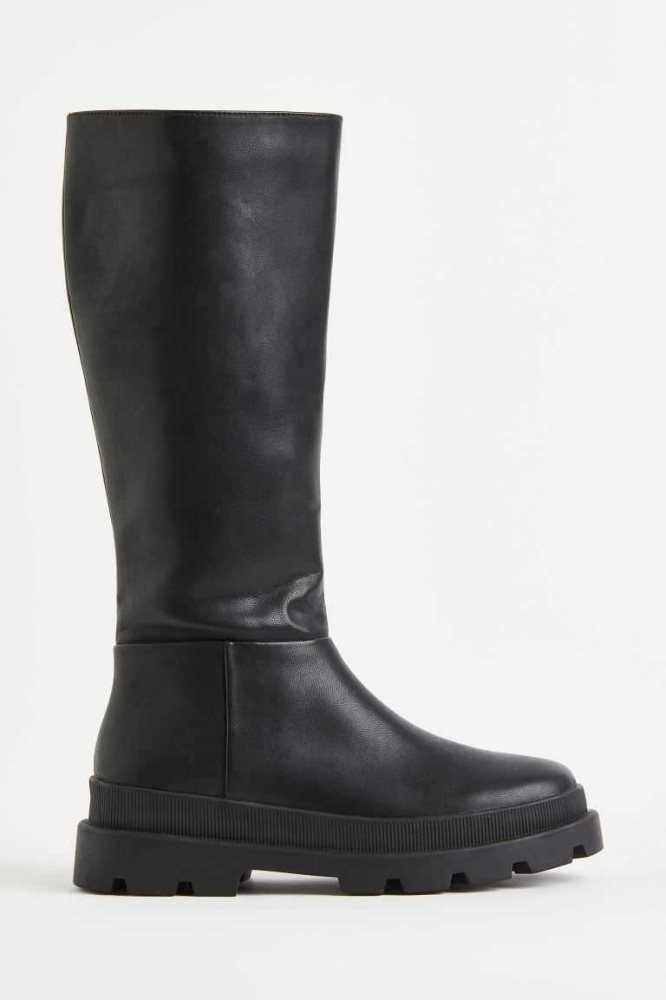 Botas H&M Knee-high Niños Negros | 047621RPZ