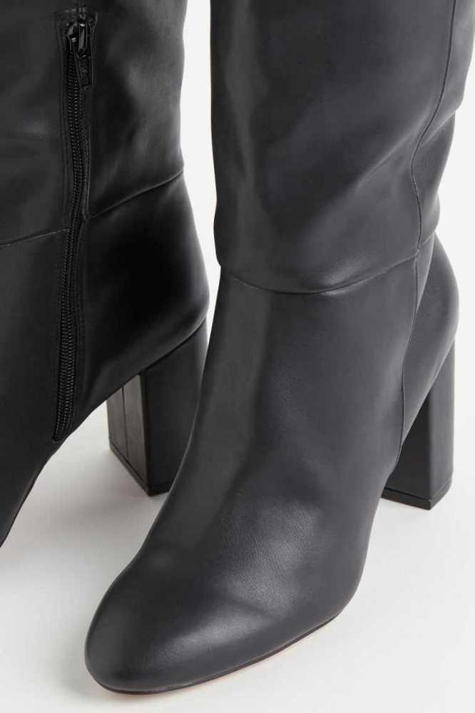 Botas H&M Long Mujer Negros | 937215CJQ