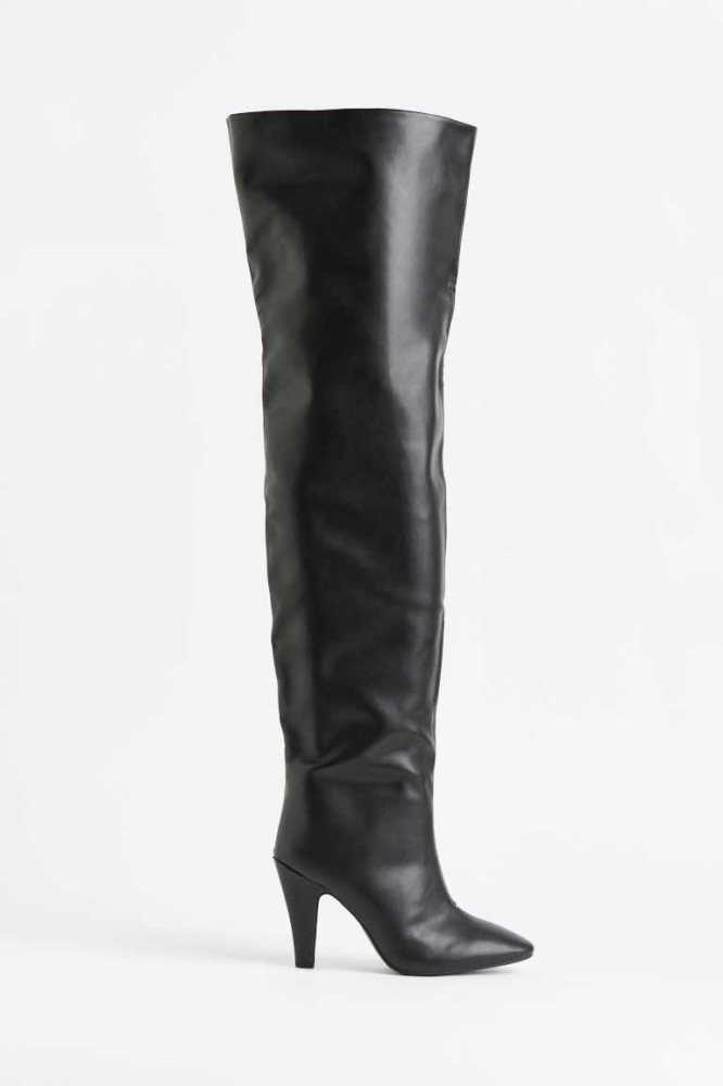 Botas H&M Over-the-knee Mujer Negros | 601354AZQ