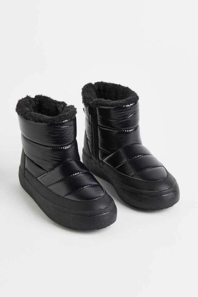 Botas H&M THERMOLITE Acolchado Niños Negros | 024158IVP