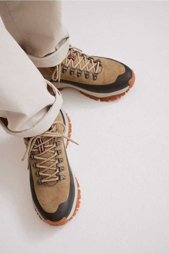 Botas H&M Trekking Hombre Beige | 369174REH