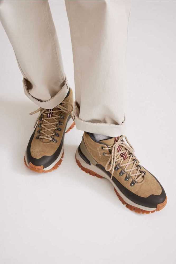 Botas H&M Trekking Hombre Beige | 369174REH