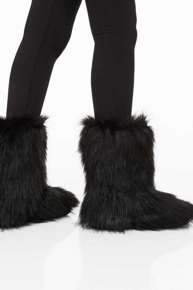 Botas H&M Warm-lined Fluffy Mujer Creme | 026489KFO