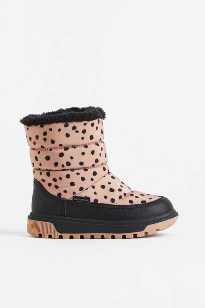 Botas H&M Warm-lined Impermeables Niños Rosas Leopardo | 491358JFS