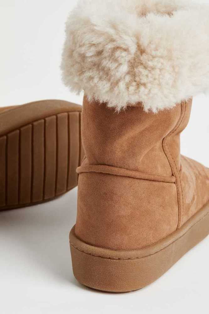 Botas H&M Warm-lined Mujer Marrom | 698172QSW