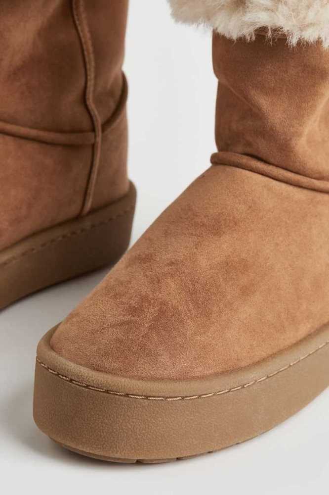 Botas H&M Warm-lined Mujer Marrom | 698172QSW