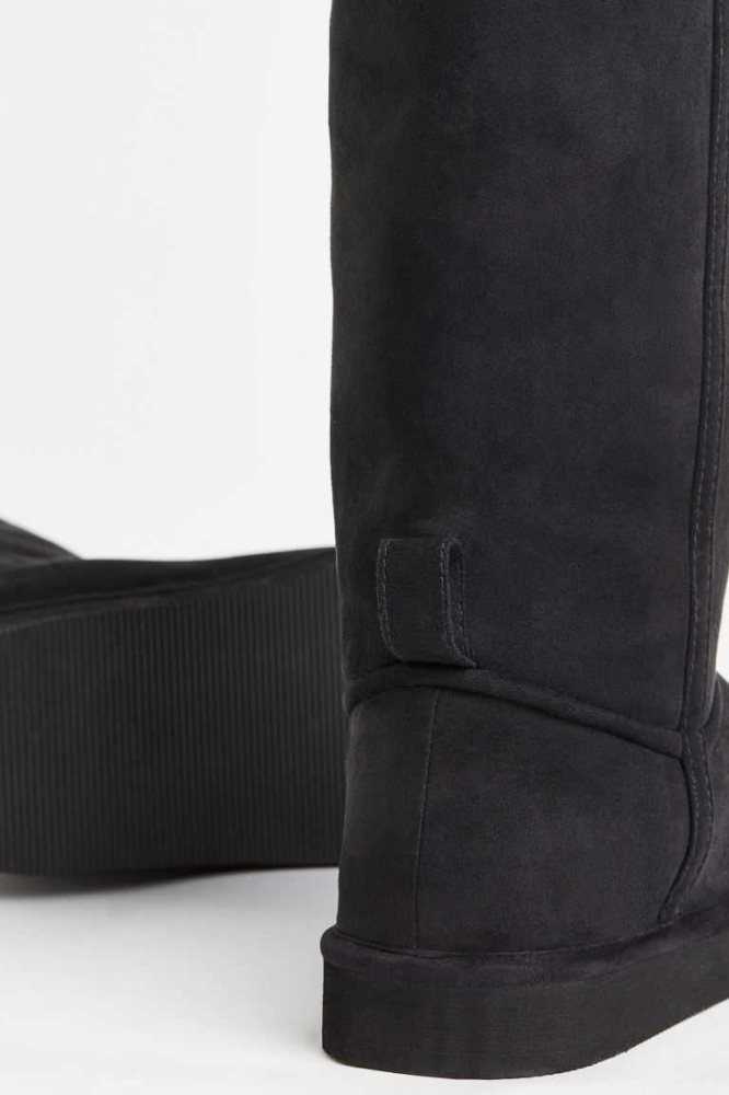 Botas H&M Warm-lined Mujer Negros | 697045SOC