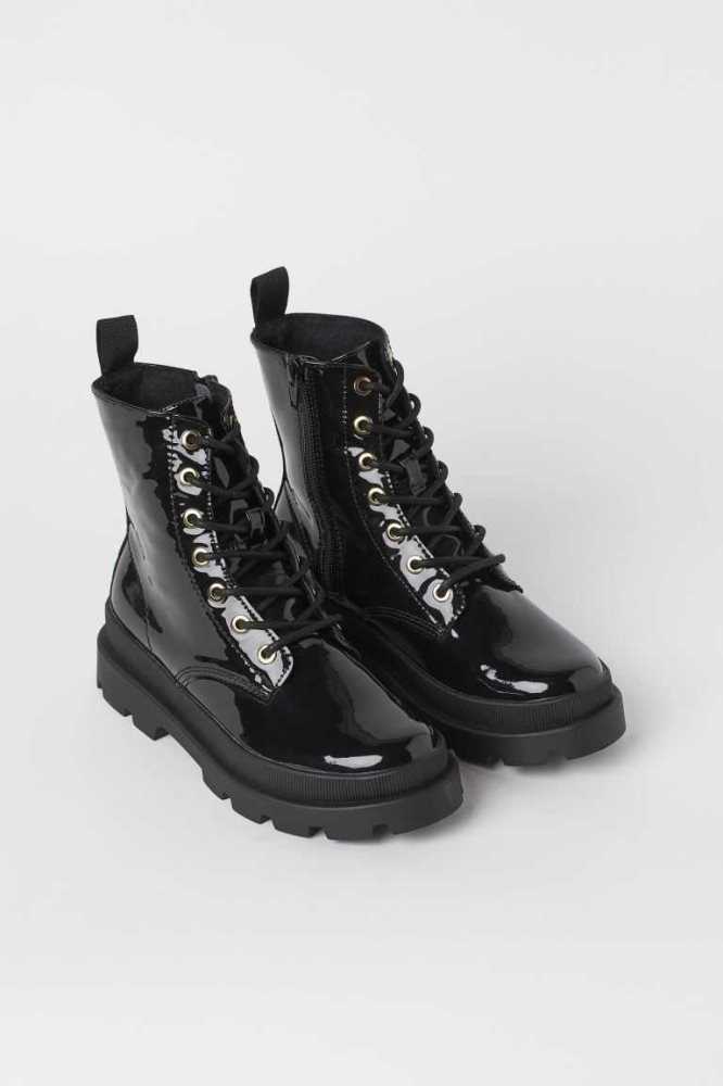 Botas H&M Warm-lined Niños Negros | 035824FBH