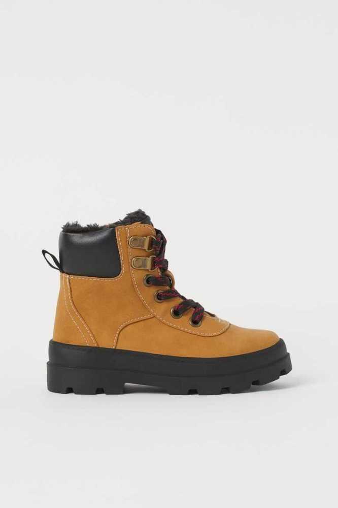 Botas H&M Warm-lined Niños Negros | 301549NZI