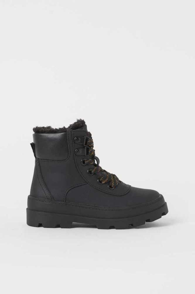 Botas H&M Warm-lined Niños Negros | 301549NZI