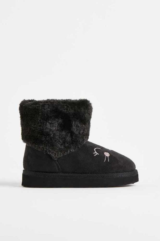 Botas H&M Warm-lined Niños Negros | 403895CIX