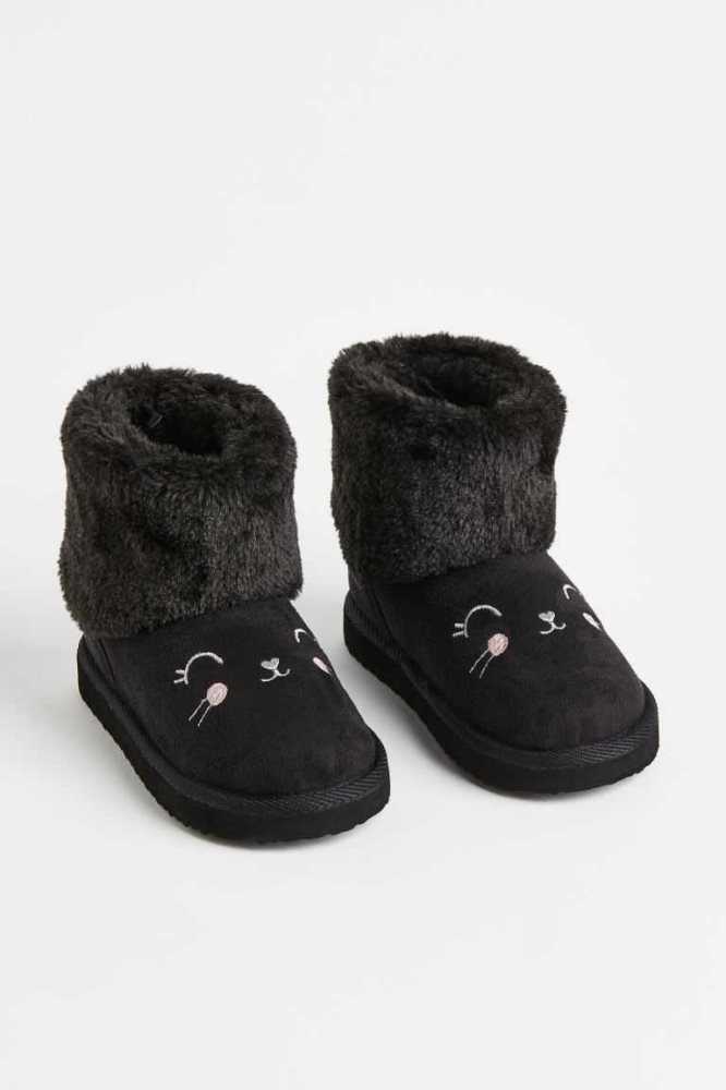 Botas H&M Warm-lined Niños Negros | 403895CIX