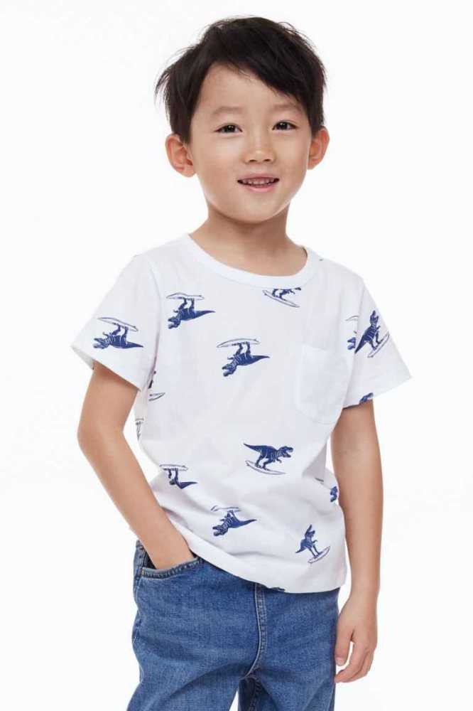 Camisas H&M 2-pack Algodon Niños Azules | 896532TVX