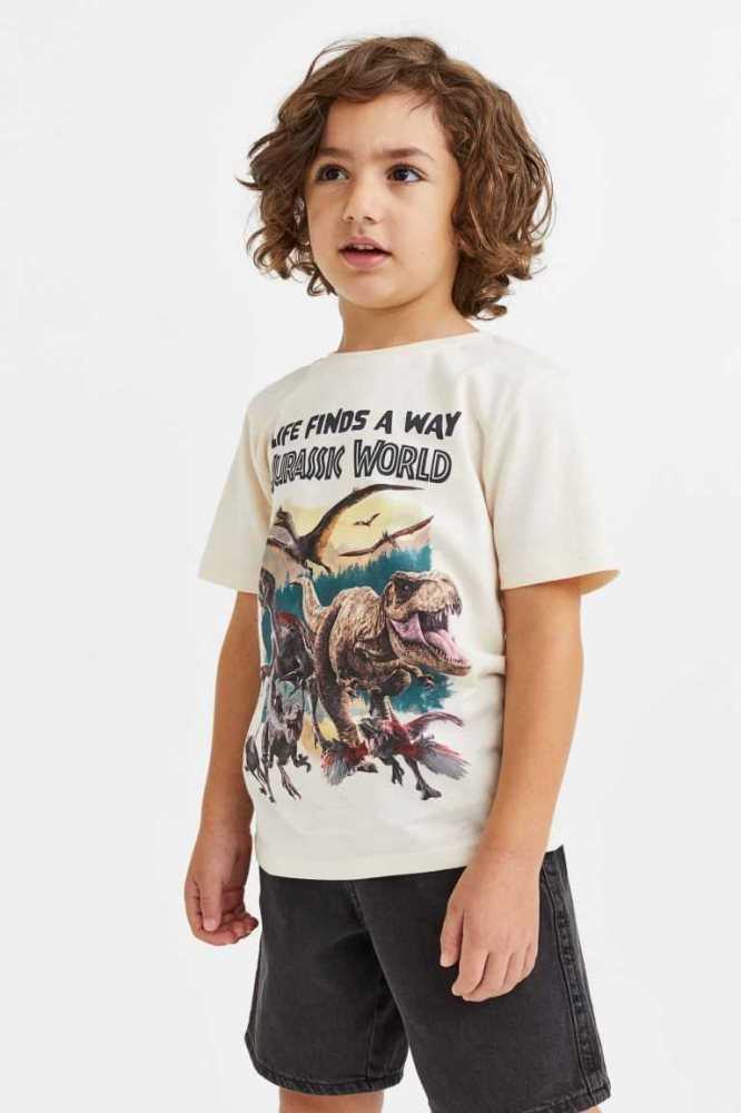 Camisas H&M 2-pack Printed Niños Blancos | 253196IQO