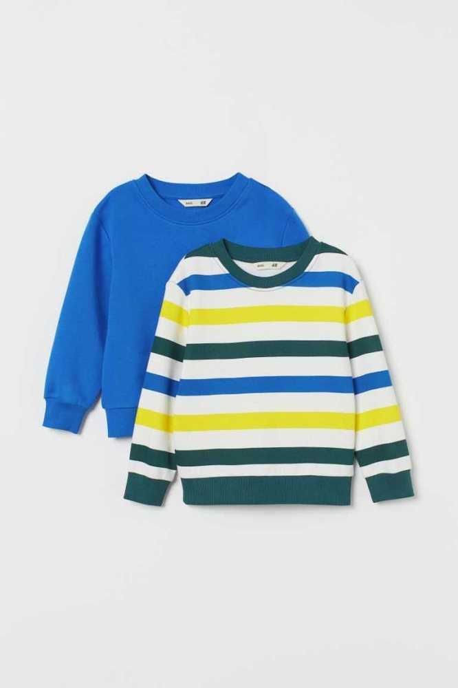 Camisas H&M 2-packs Niños Marrom Blancos | 613284QBU