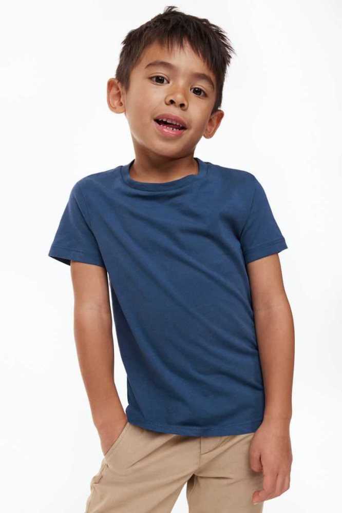 Camisas H&M 3-pack Algodon Niños Morados Claro Verdes Claro | 538672OLT