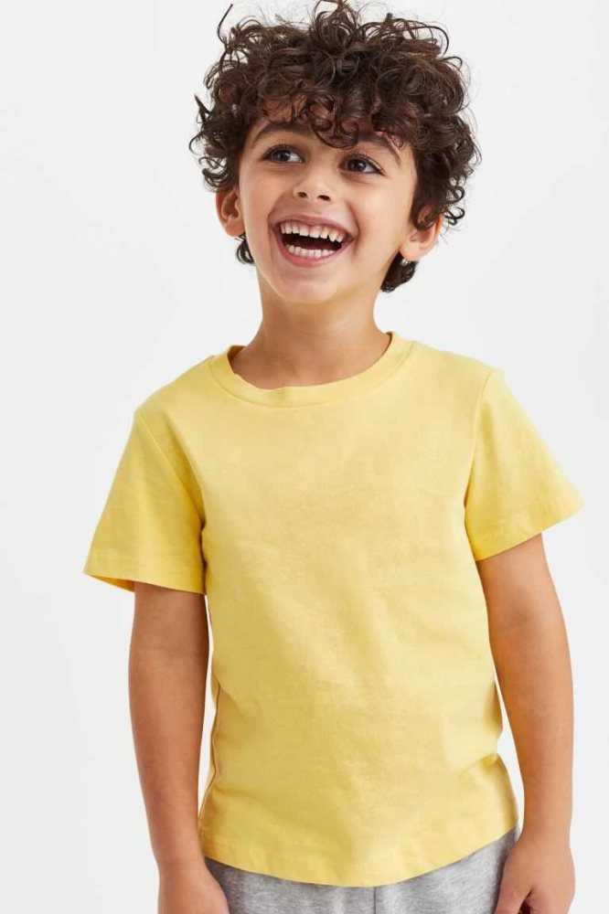 Camisas H&M 3-pack Algodon Niños Morados Claro Verdes Claro | 538672OLT