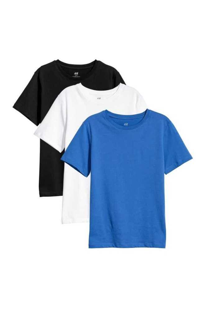 Camisas H&M 3-pack Niños Blancos | 470326UBJ