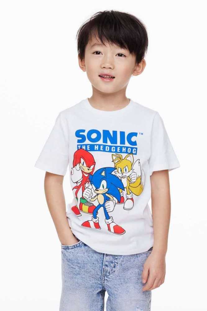 Camisas H&M 3-pack Printed Niños Azules | 381640ULV