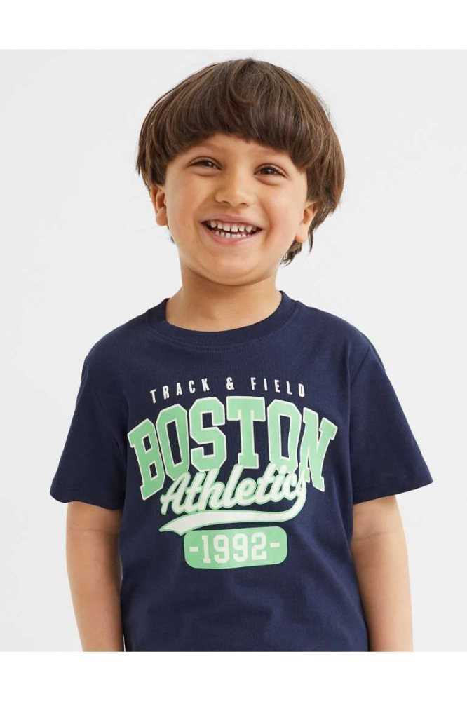 Camisas H&M 5-pack Algodon Niños Azules Oscuro Marrom | 256089LGY