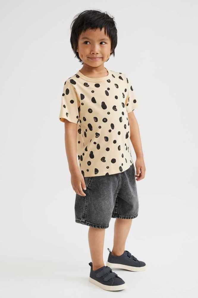 Camisas H&M Algodon Niños Albaricoque | 451698LSH