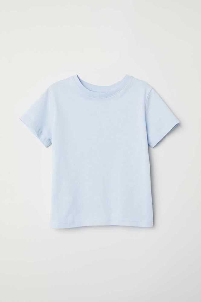 Camisas H&M Algodon Niños Azules | 263549RFS