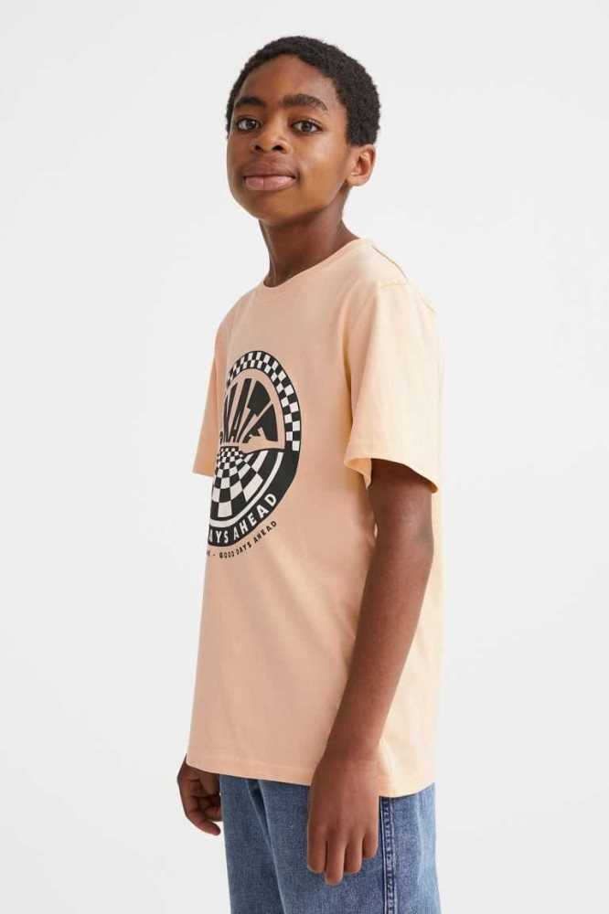 Camisas H&M Algodon Niños Blancos | 387029WYG