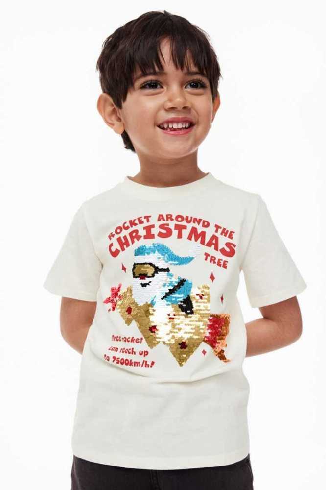 Camisas H&M Interactive-design Niños Azules Grises Oscuro | 458136JGH