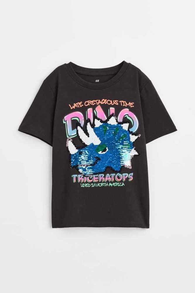 Camisas H&M Interactive-design Niños Grises | 815974SEB