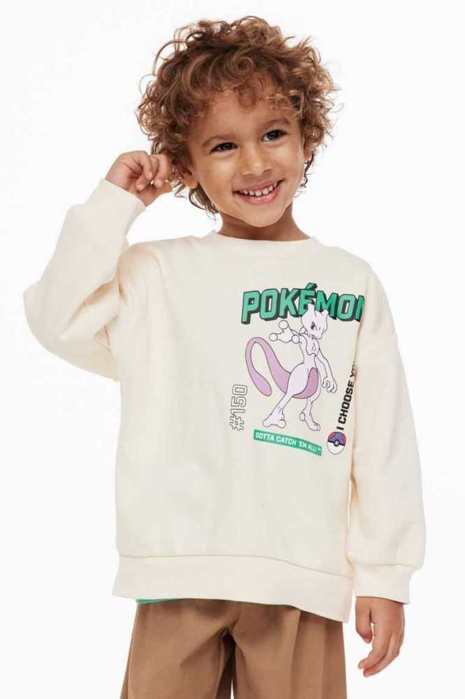 Camisas H&M Oversized Printed Niños Azules | 814357AQV