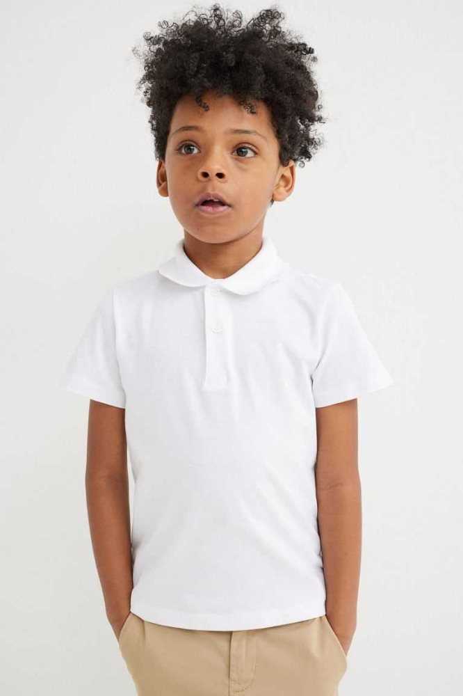 Camisas H&M Polo Niños Azules Claro | 406158VRY